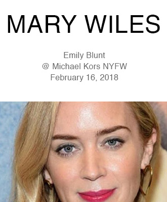 Mary Wiles Makeup With Emily Blunt Using Saison Organic Skin Care